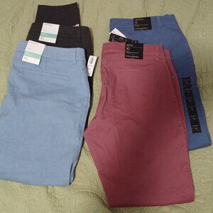 Banana Republic and Old Navy women's pants (one Size 10, three Size 12)